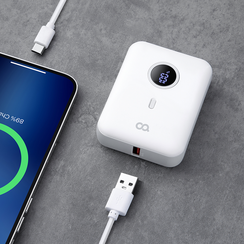 휴대용 보조배터리 오아 10000mAh 퀵차지팩 고속충전 보조배터리 여행용 보조배터리