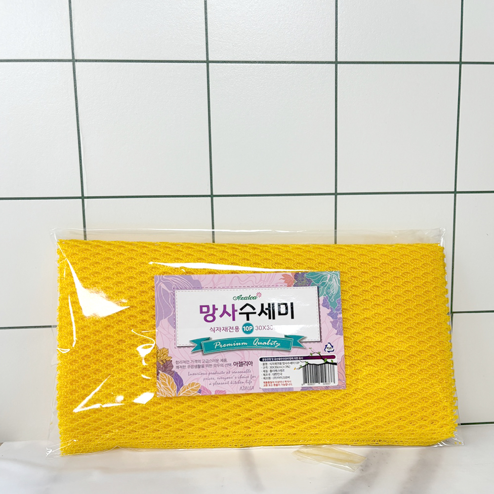 노스크래치수세미 업소용 식자재전용 망사 수세미 - 상세 이미지 4