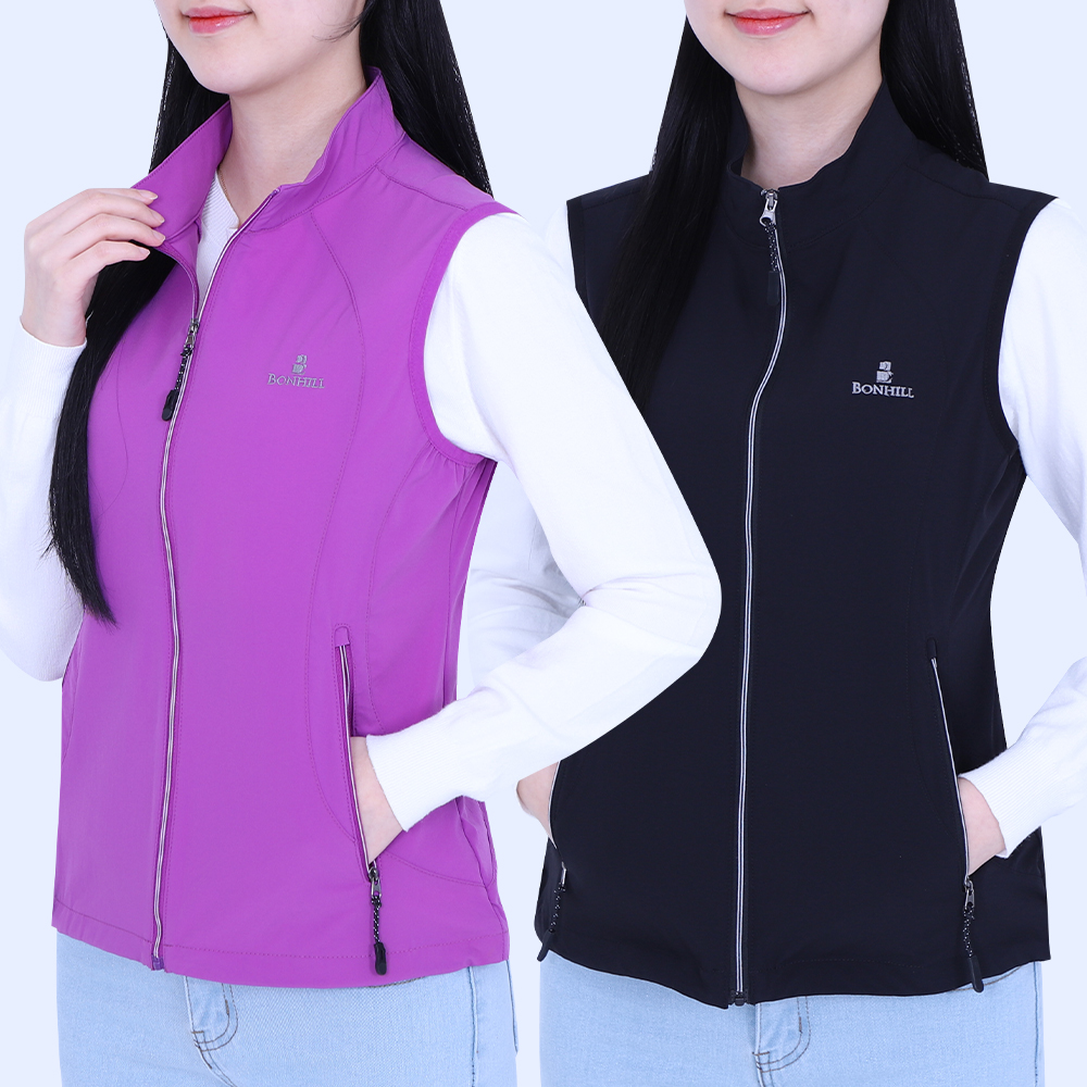 여성 여름등산조끼 쿨 아웃도어
