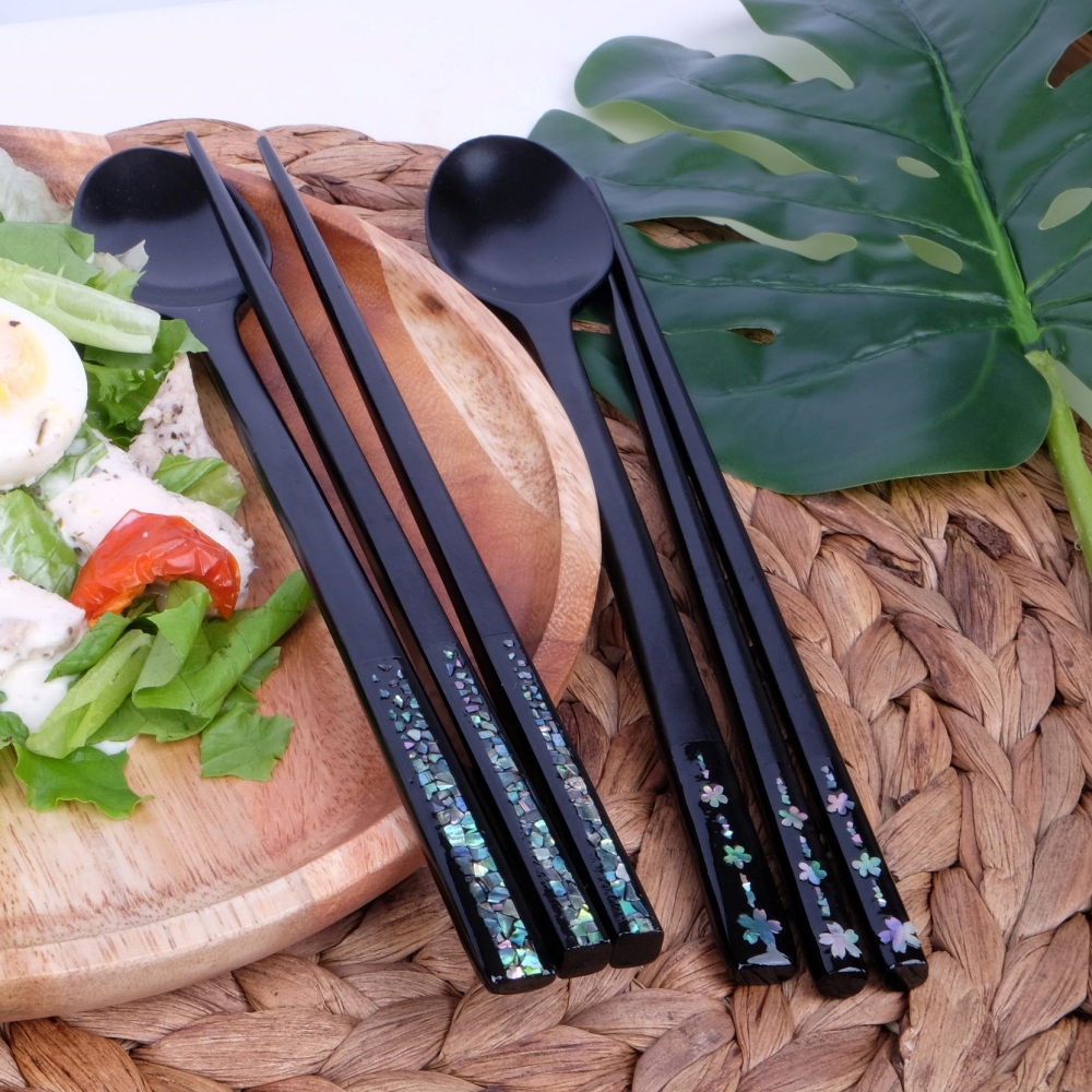 옻칠 자개 수저 만들기 DIY 키트 나전공예,이브제 외국인 일본인 좋아하는 선물 - 상세 이미지 3