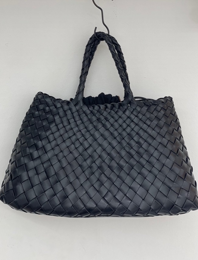 프리미엄 소가죽 라탄 드래곤 핸드메이드 뱀부 위빙 쇼퍼 토트백 왕골 가방