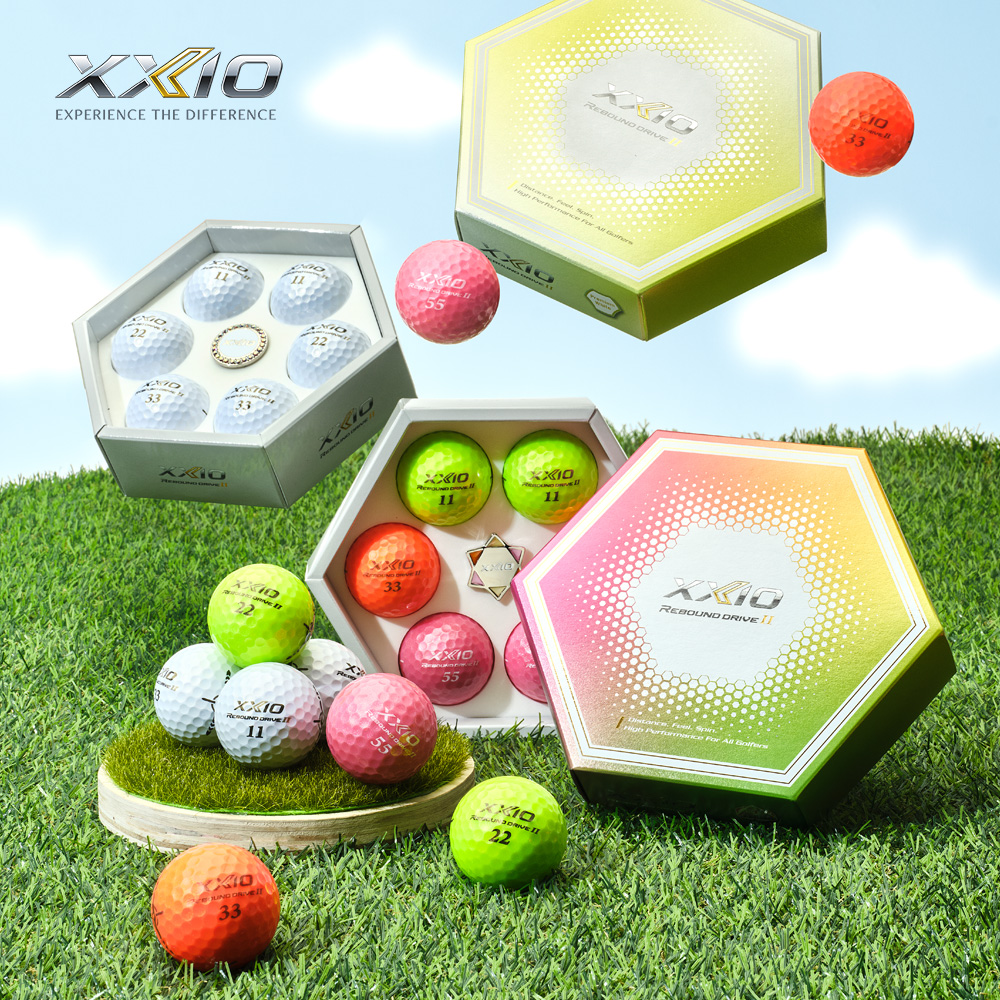 젝시오 24 리바운드 드라이브2 3피스 골프공 6구+볼마커