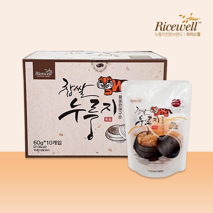 라이스웰 찹쌀누룽지 60g, 10개입, 1개 - 상세 이미지 2