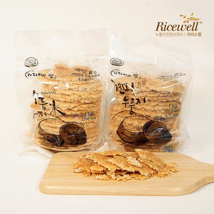 라이스웰 백미누룽지1kg+현미누룽지1kg - 상세 이미지 3
