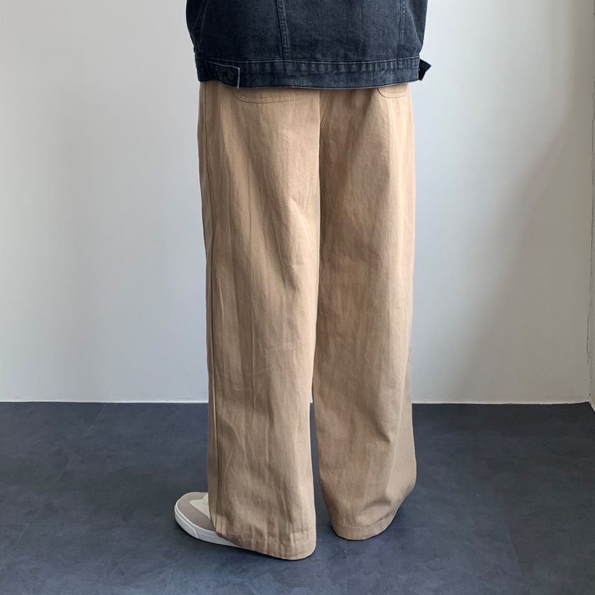 남자와이드팬츠 치노팬츠 워크팬츠 면바지 이미지 8