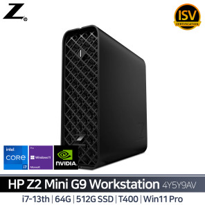 HP Z2 Mini G9 R 워크스테이션 4Y5Y9AV i7_T400 (i7-13700/16G/512G/T400/Win11 Pro)(RAM 64GB 구성)