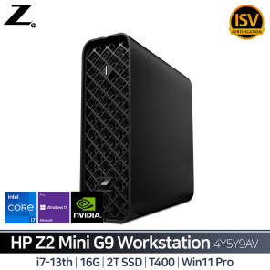 HP Z2 Mini G9 R 워크스테이션 4Y5Y9AV i7_T400 (i7-13700/16G/512G/T400/Win11 Pro)(SSD 2TB 변경)