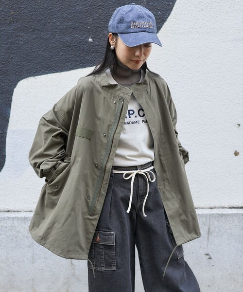 프릭스스토어 FREAKS STORE M65 야상 자켓 숏 모즈 코트 24SS 3컬러 - 상세 이미지 3