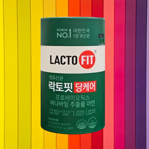 종근당 락토핏 당케어 바나바잎추출물 60포X2개 - 상세 이미지 2