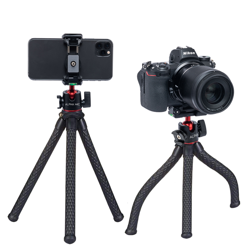 알파믹 벤디2 문어발 핸드폰 카메라 미니 삼각대 고릴라 브이로그 유튜브 촬영
