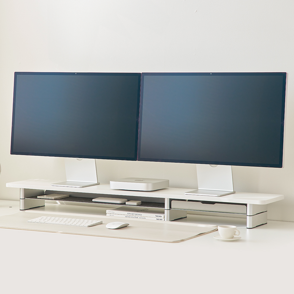 일리안 베이직 모듈러 모니터 받침대 데스크 스탠드 선반