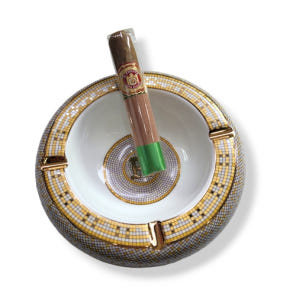 H Pattern 럭셔리 4시가 레스트 Ceramic 시가 Ashtray