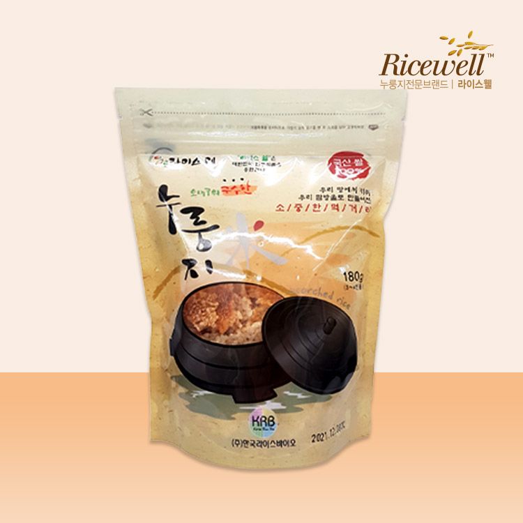 라이스웰 백미누룽지180g 3개+현미누룽지180g 3개 - 상세 이미지 4