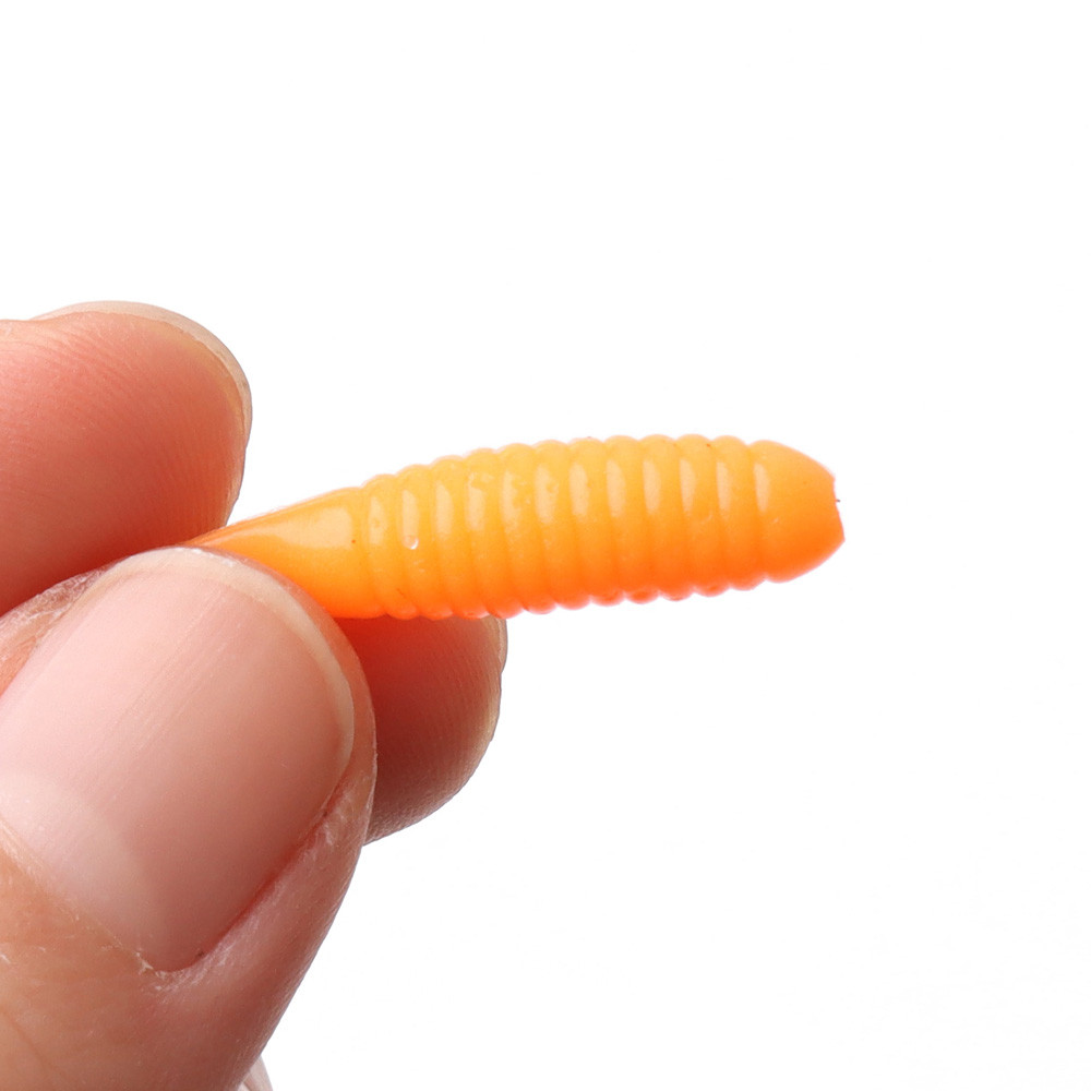 캣츠크로우 CTD 그럽웜 꺽지 송어웜 산천어 볼락 미끼 015 차트 실버, 3.8cm(1.5인치) - 상세 이미지 3