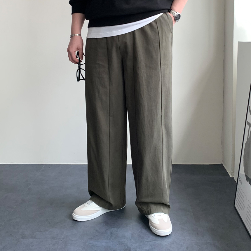 남자와이드팬츠 치노팬츠 워크팬츠 면바지 이미지 6