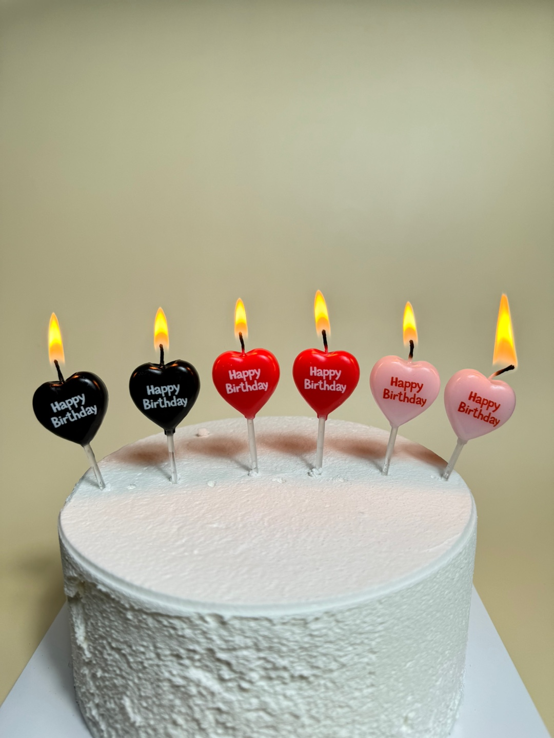 레터링 하트 초 생일 파티 초 - 상품 이미지