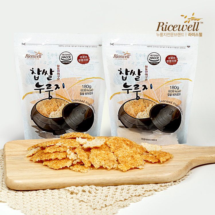 라이스웰 찹쌀누룽지 180g, 6개입, 1개 - 상세 이미지 4