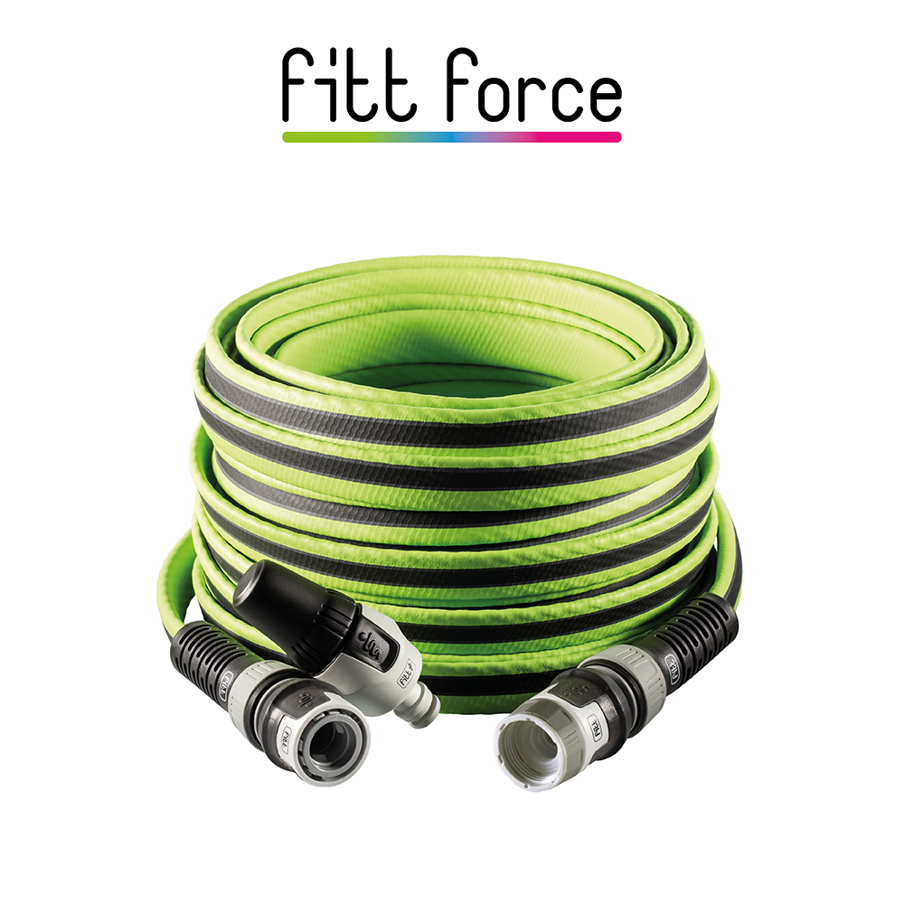 FITT FORCE 납작한 포스호스 라임20M 노즐타입 경량 플랫호스 내경12.5 카라반 이미지 6