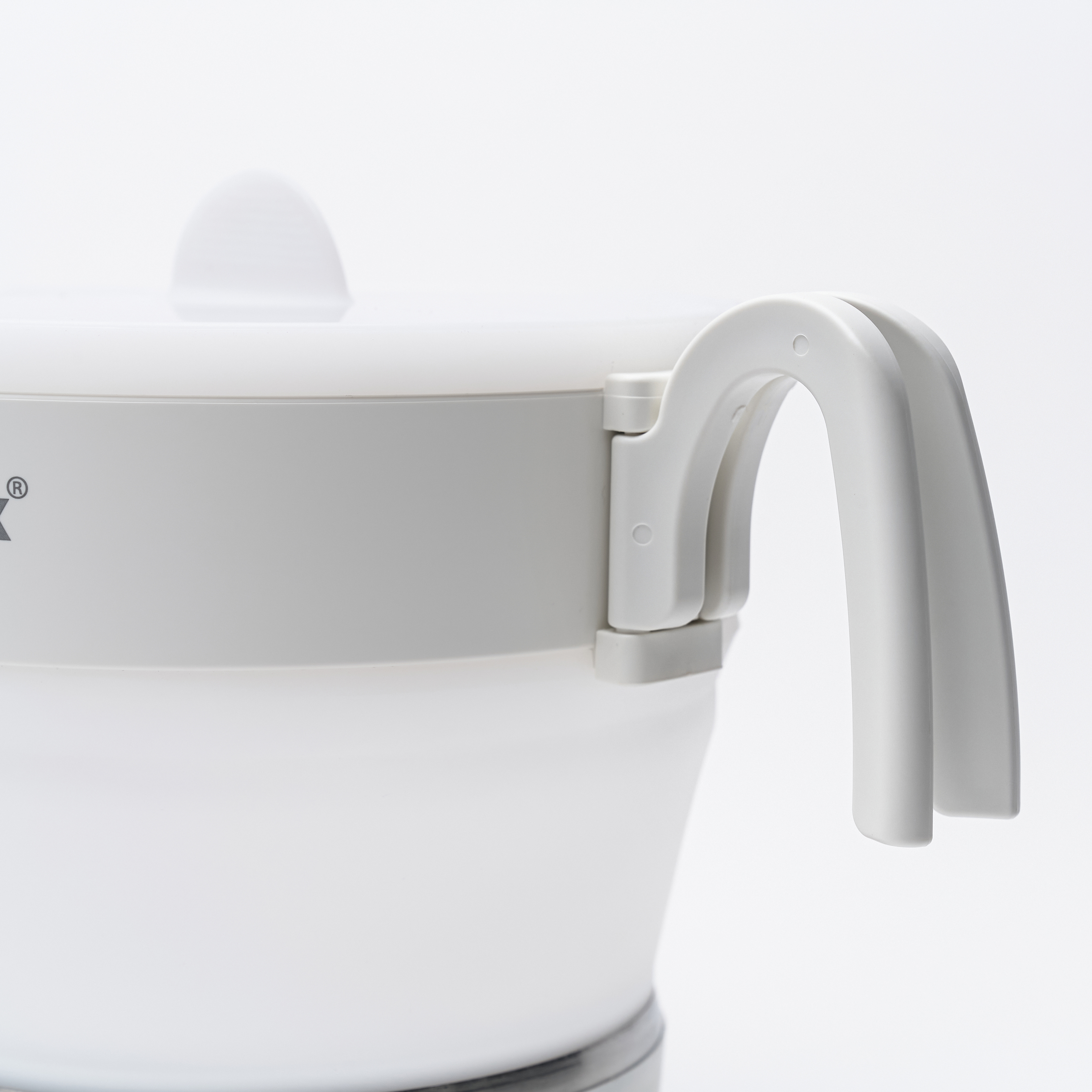 여행용 전기포트 휴대용 접이식 SUS316 스텐 커피 분유 햇반 화이트A