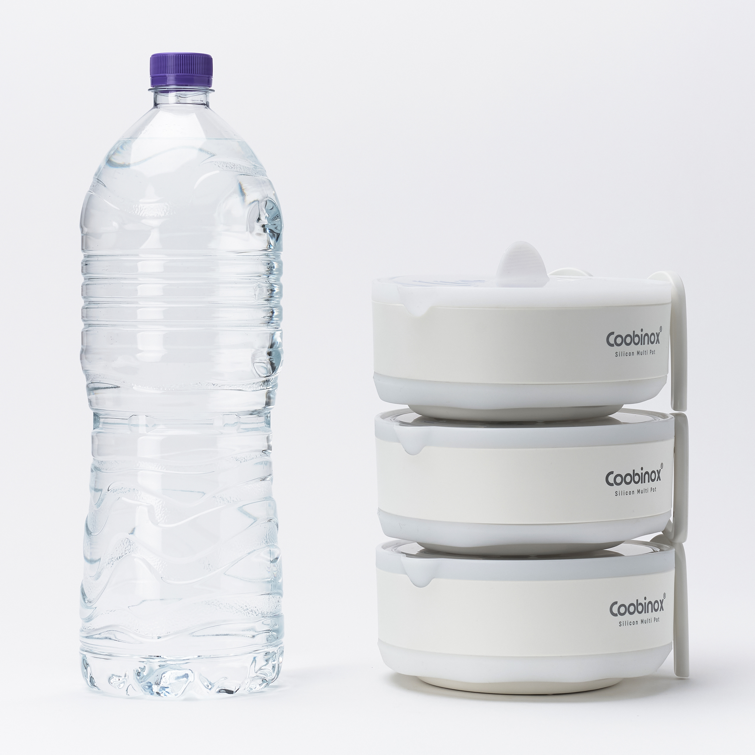 여행용 전기포트 휴대용 접이식 SUS316 스텐 커피 분유 햇반 화이트A