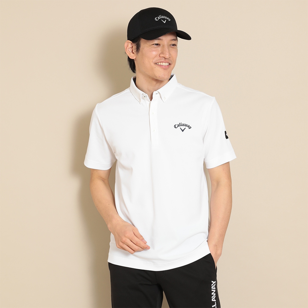 캘러웨이 남성 골프 카라 PK 티셔츠 가와모코 반팔 셔츠 24SS Callaway - 상세 이미지 3