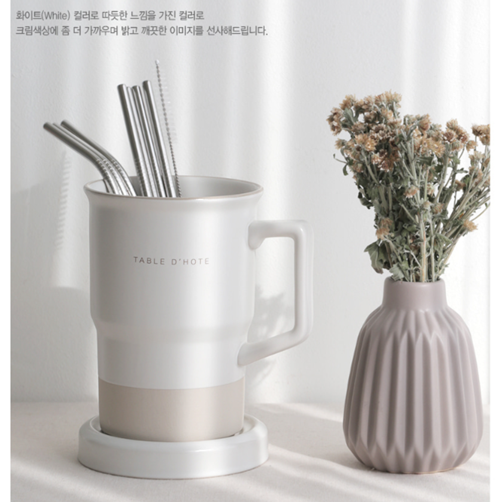 도자기수저통 조리도구통 물빠짐 수저꽂이 정리함 보관함 - 상세 이미지 5