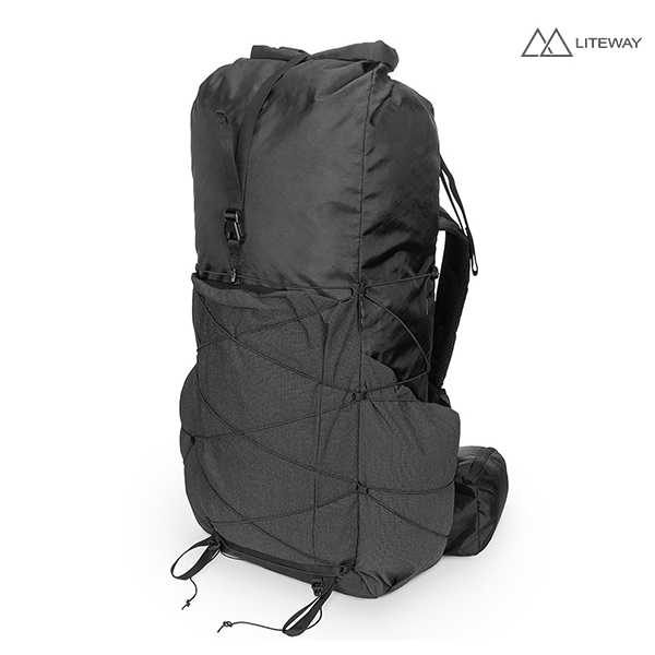 라이트웨이 뉴 엘리멘텀 50L X-PAC 배낭 백패킹 중 대형 경량 가방 - 상세 이미지 3
