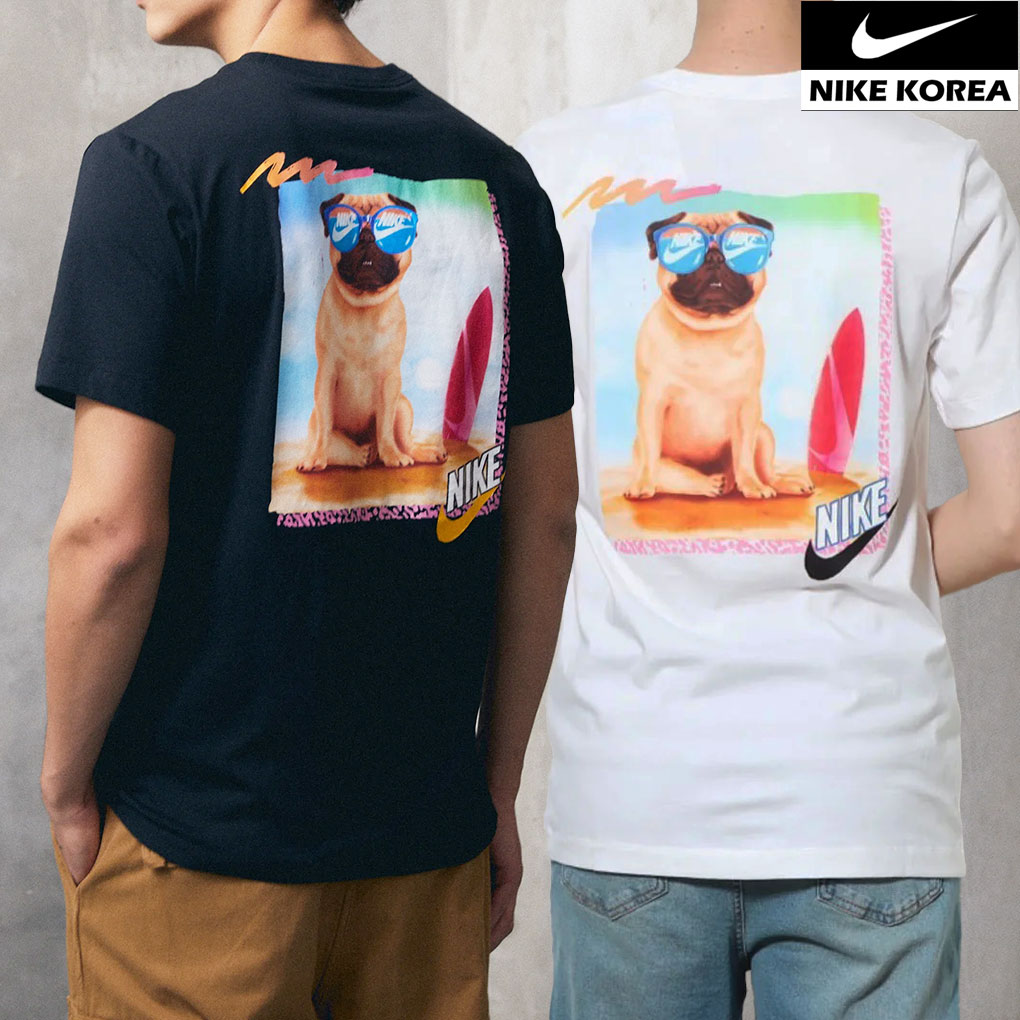 나이키 그래픽 반팔티셔츠 퍼그 FD6637블랙, S