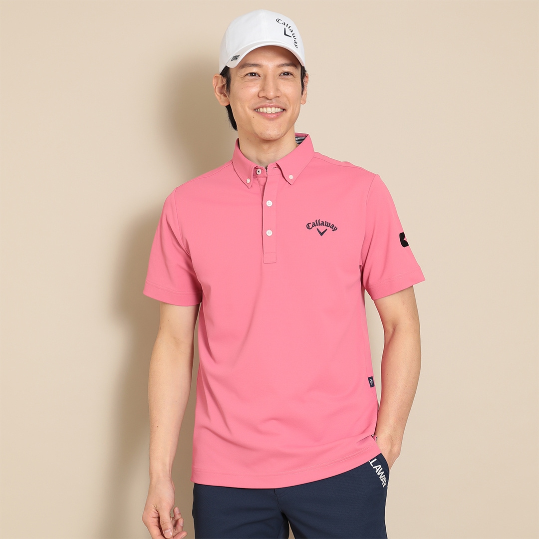 캘러웨이 남성 골프 카라 PK 티셔츠 가와모코 반팔 셔츠 24SS Callaway - 상세 이미지 2