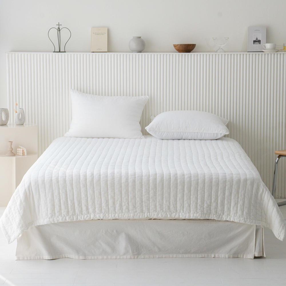 송화침장 모달100 부드러운 순면 퀸 킹 침대패드