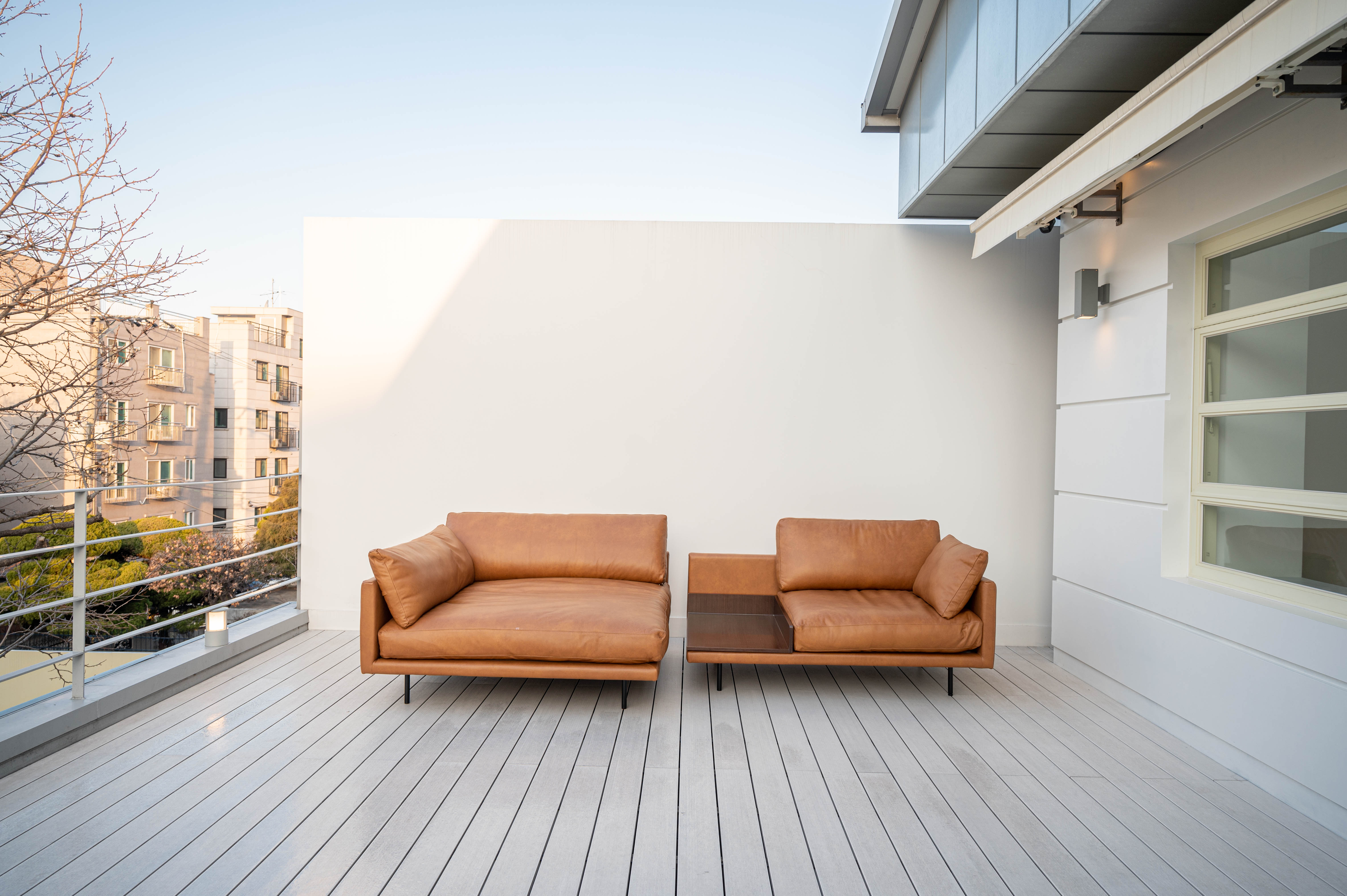 Ph21 이태리 내추럴 통가죽 천연면피 소가죽소파(전체가죽) 4인용 기본 B모듈