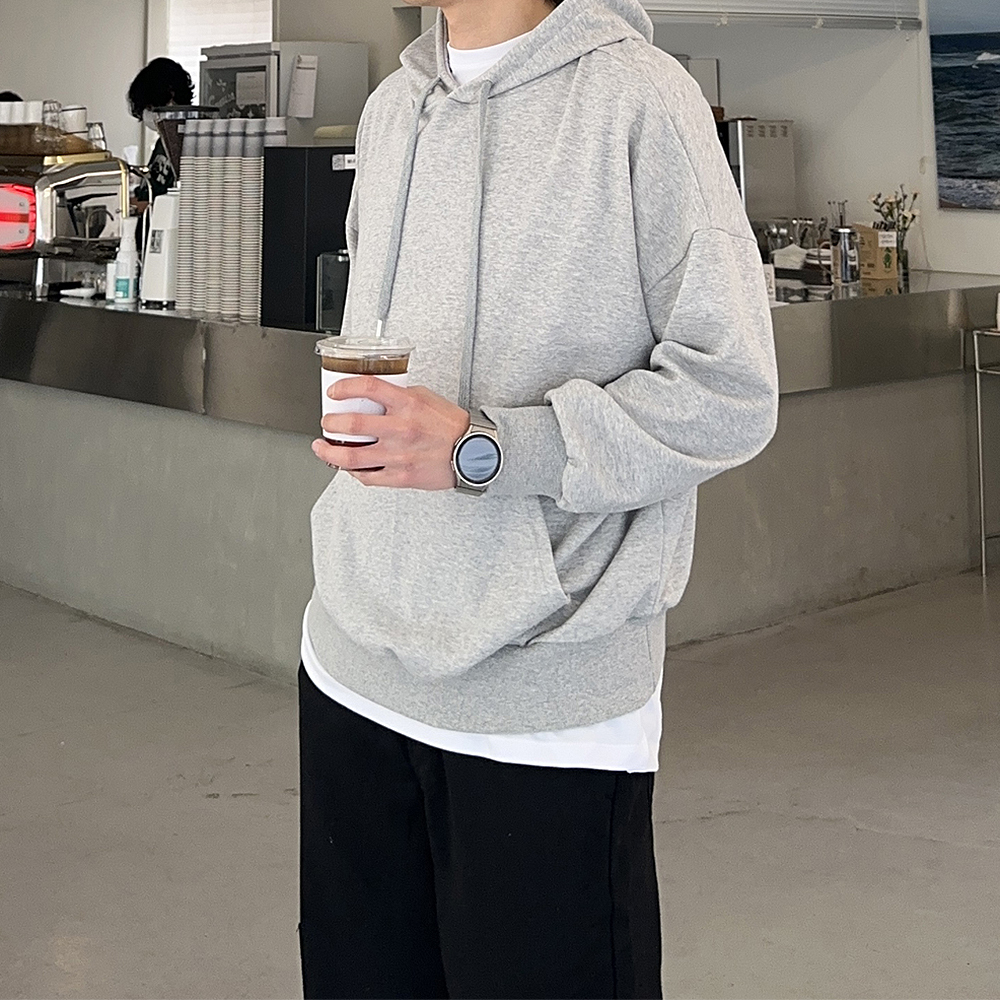 남자 후드티 오버핏 빅사이즈 모자큰 커플 후드티 남자 맨투맨