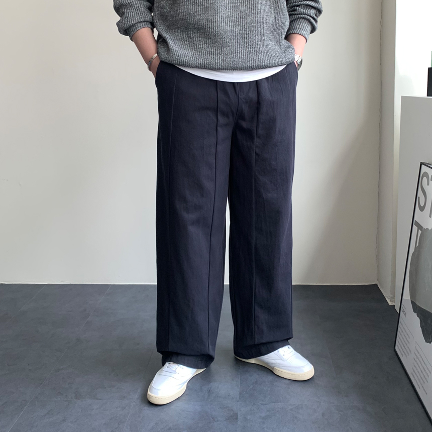남자와이드팬츠 치노팬츠 워크팬츠 면바지 이미지 7