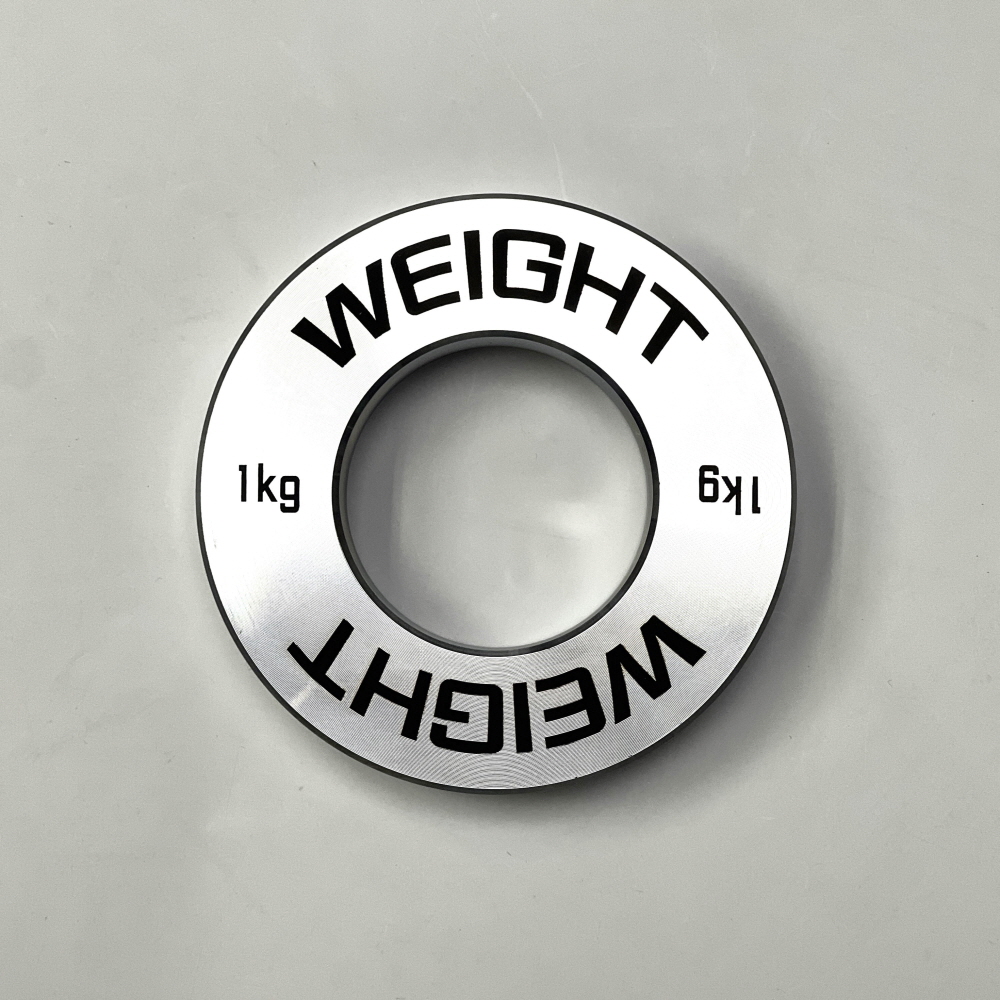 위씨 WeC 헬스 초정밀 경량 원판 저중량 중량 바벨 초경량 크롬 이니셜  0.25kg~1.25kg - 상세 이미지 4