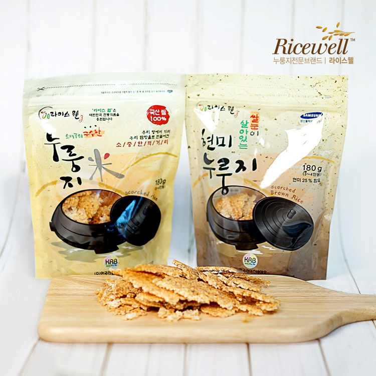 라이스웰 백미누룽지180g 3개+현미누룽지180g 3개 - 상세 이미지 3