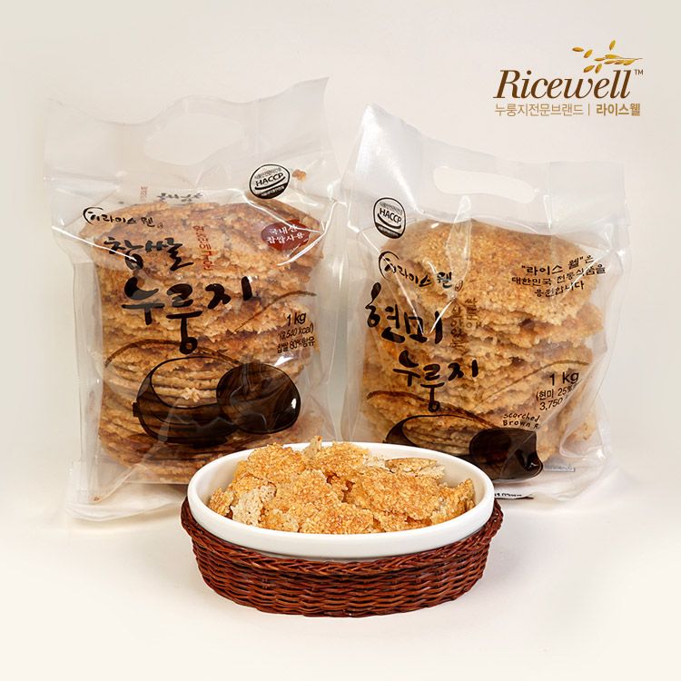 라이스웰 현미누룽지1kg+ 찹쌀누룽지1kg - 상세 이미지 3