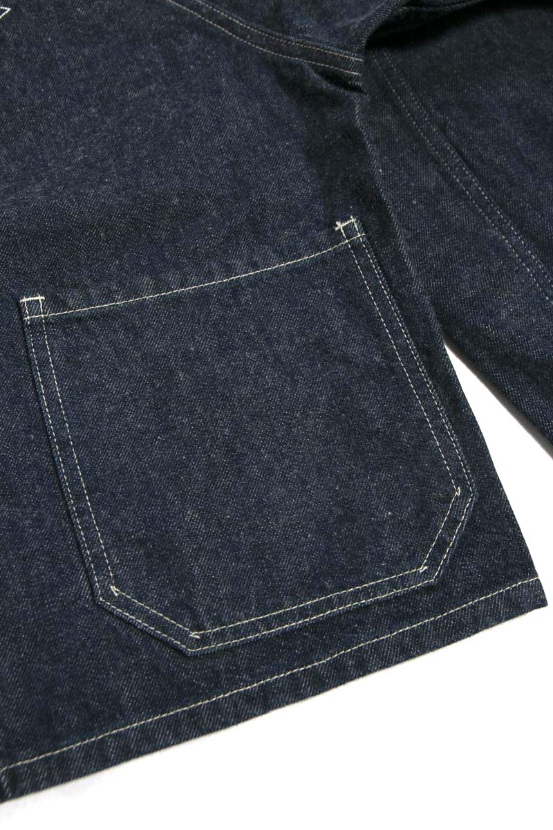 DANTON 단톤 데님 칼라리스 인디고 자켓 COLLARLESS DT-A0306 KDM - 상세 이미지 4