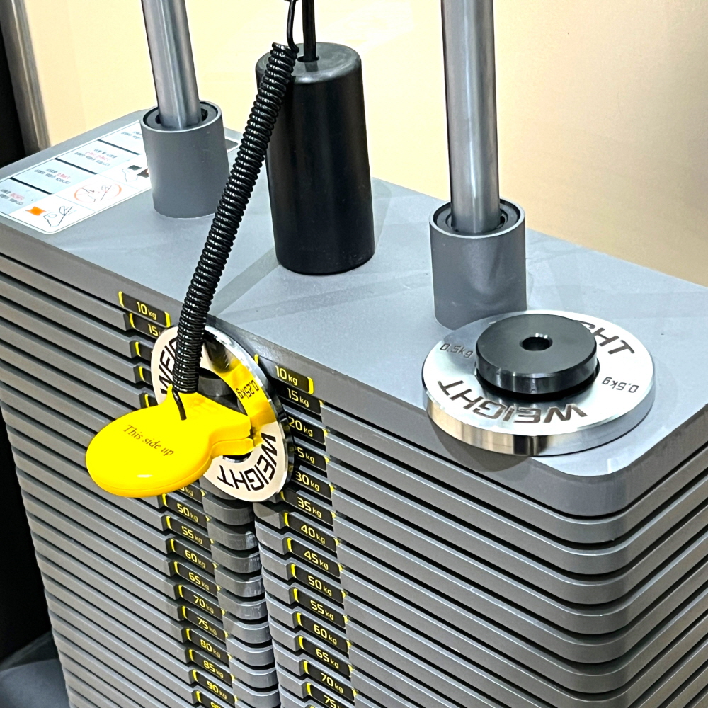 위씨 WeC 헬스 초정밀 경량 원판 저중량 중량 바벨 초경량 크롬 이니셜  0.25kg~1.25kg - 상세 이미지 5