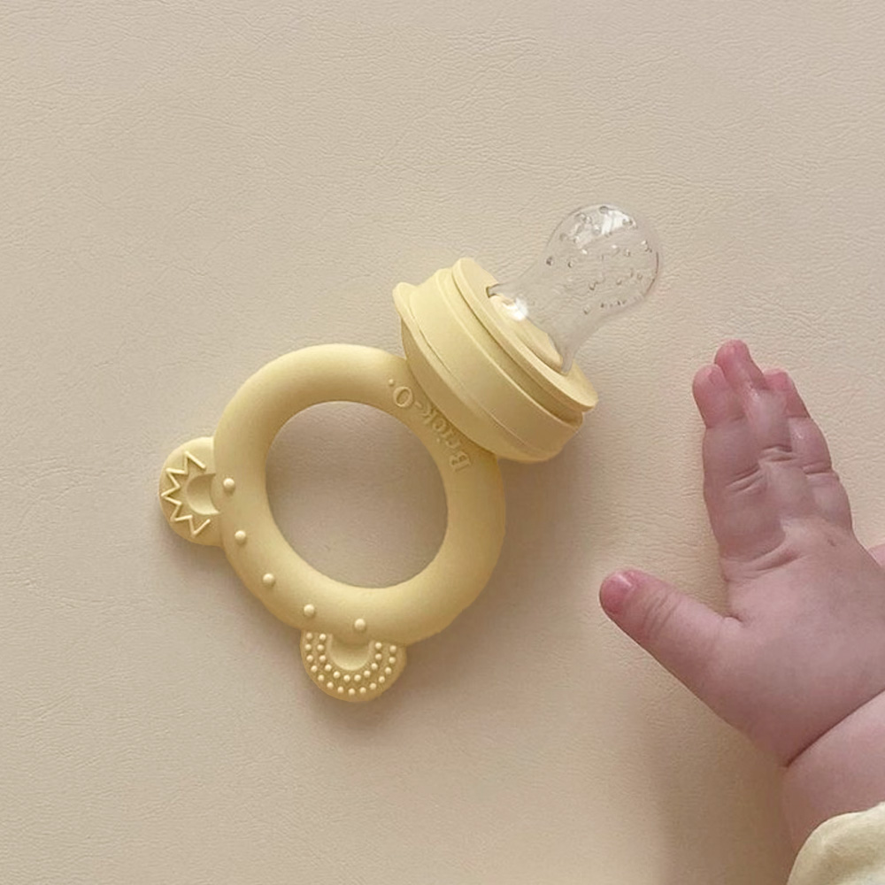브릭오 실리콘 과즙망 치발기 아기 유아 과일 이유식 국민 - 상품 이미지