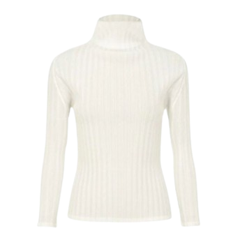 플리츠플리즈 티셔츠 RIB PLEATS BASICS FK113 - 상세 이미지 2
