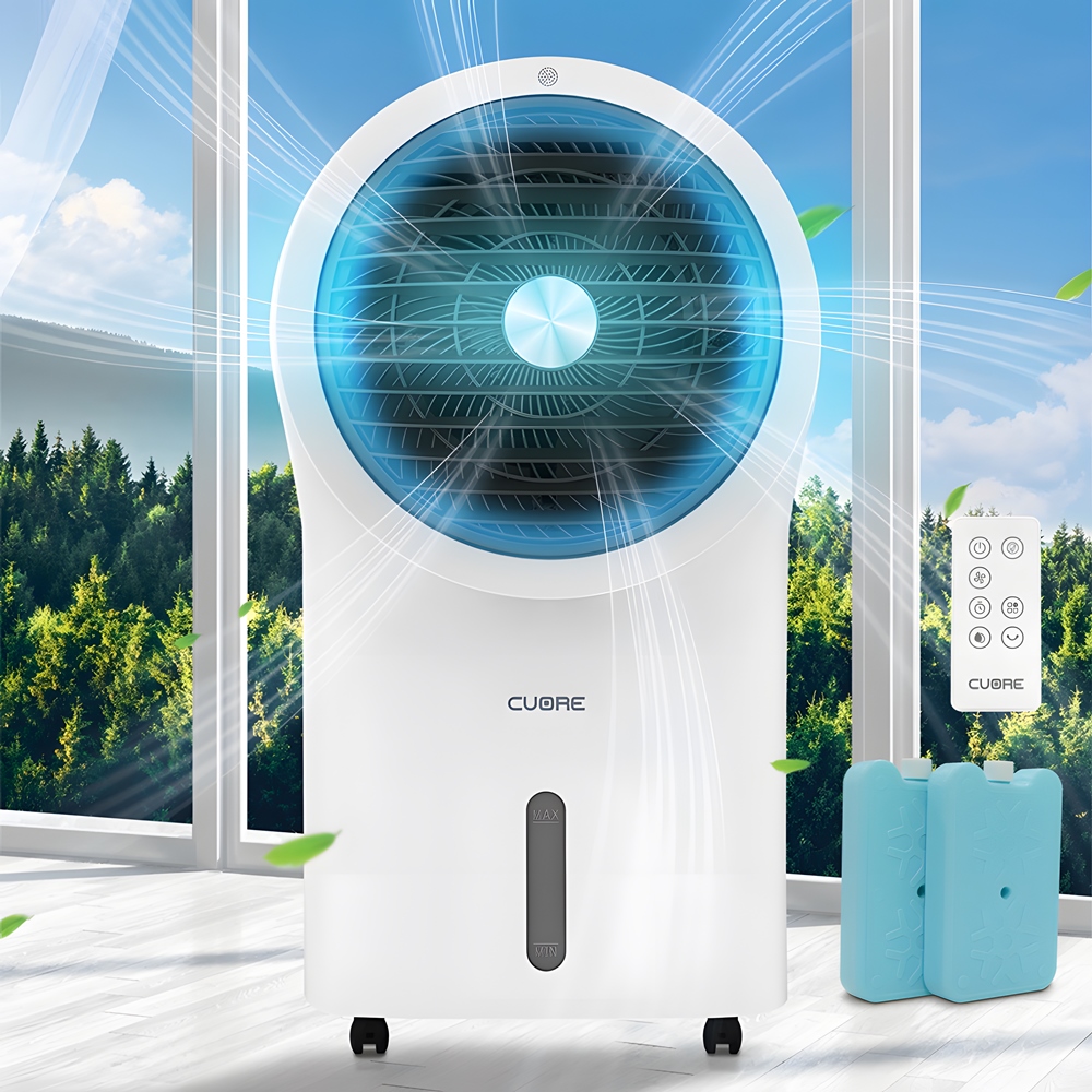 까르페 1구 냉풍기 쿠오레 에어쿨러 가정용 전기 얼음 선풍기