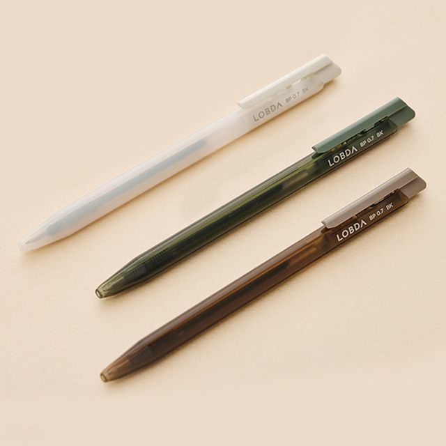 볼펜 3종 세트 흑색 검정 0.7mm 선물 - 상품 이미지