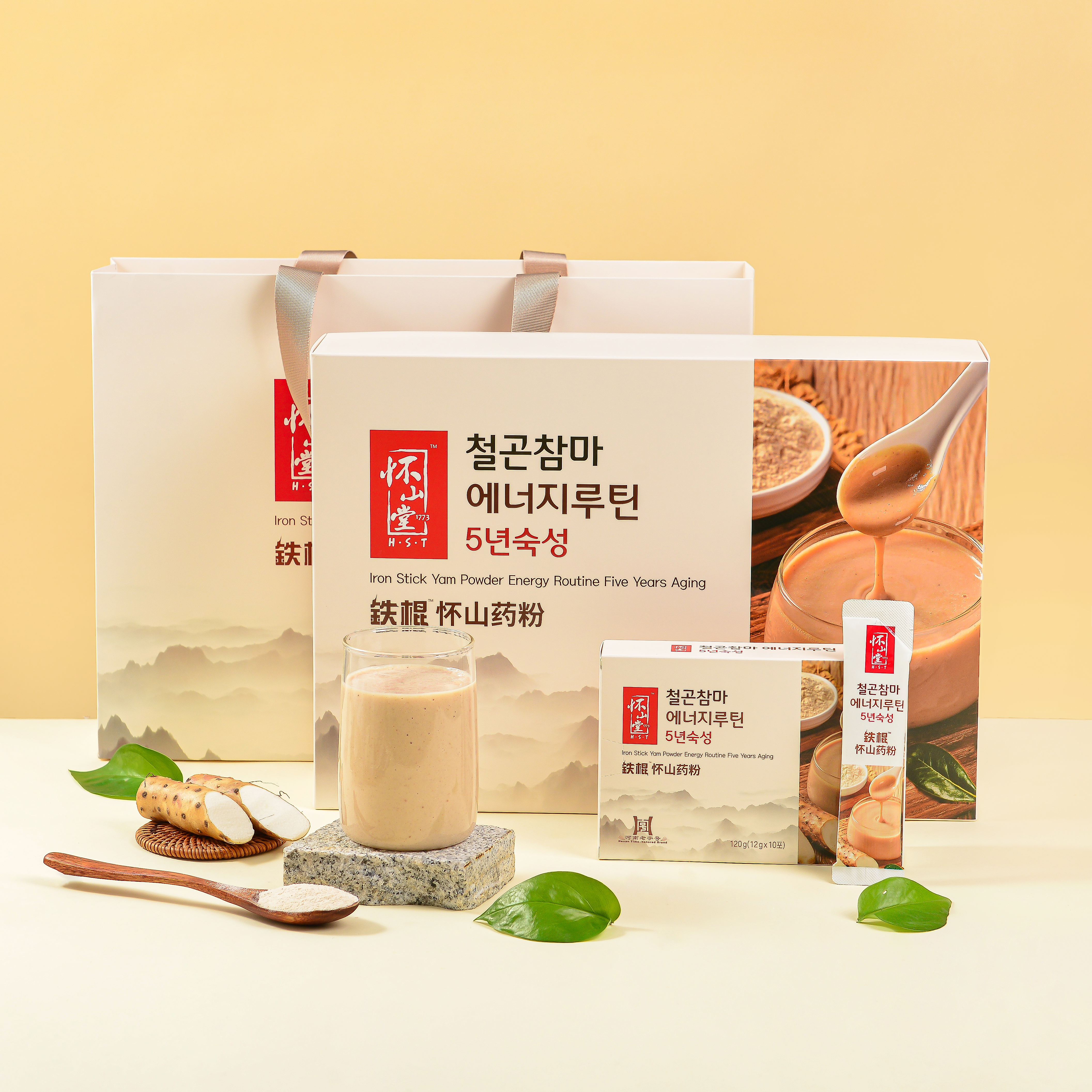 참마가루 마가루 아침식사대용 마분말 5년숙성 스틱형 12g 10개 - 상품 이미지