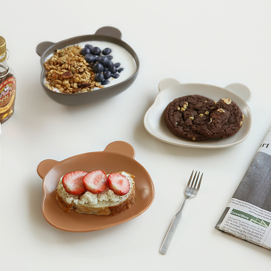 에라토 벌룬테디 홈카페 머그 플레이팅 접시 볼 2인 6P 선물세트