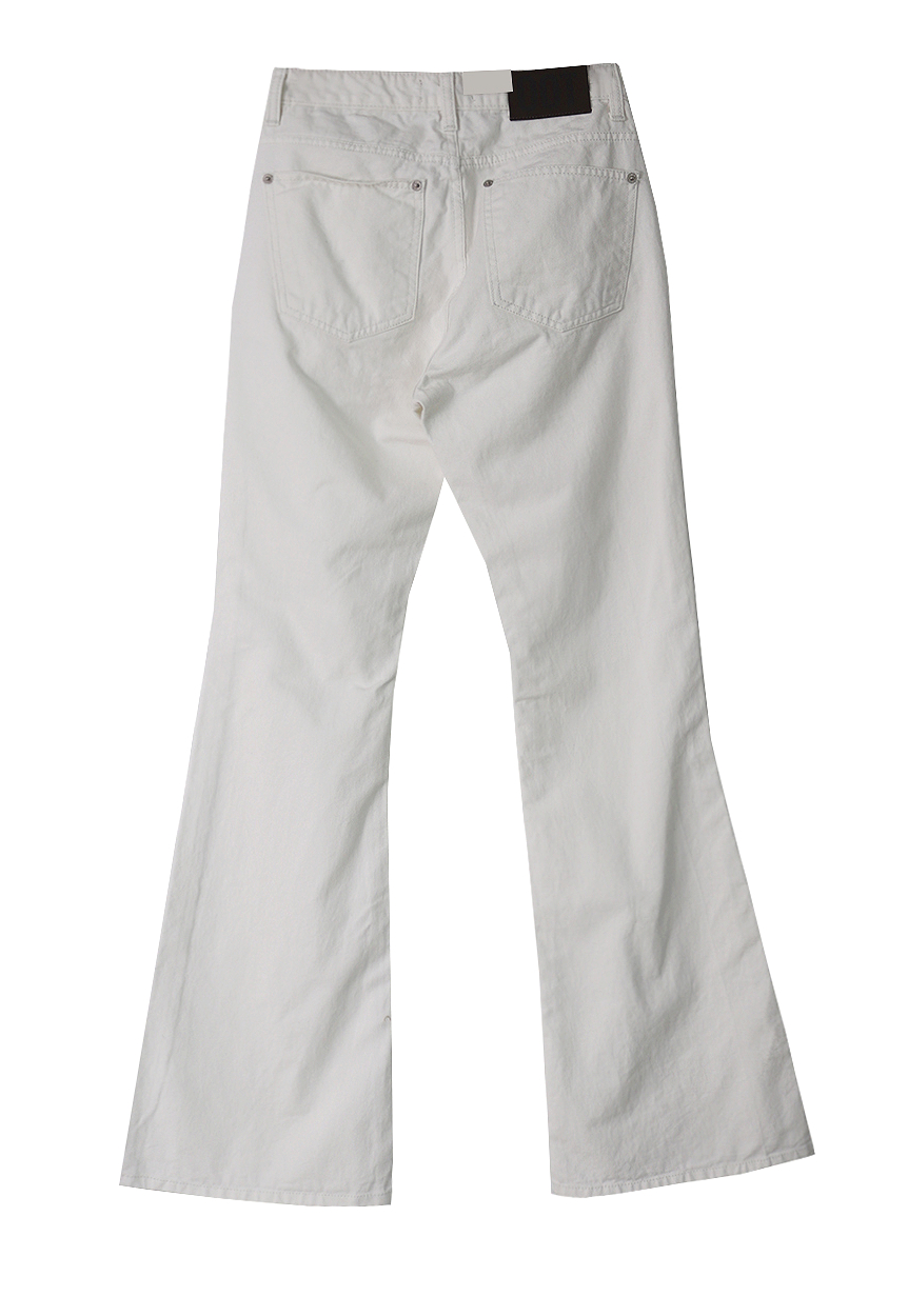 NEW BASIC RIVET COTTON SLIM WIDE SEMI BOOTCUT PANTS 뉴 베이직 리벳 코튼 슬림와이드 세미 부츠컷팬츠  (2 COLORS) 상세 이미지 21