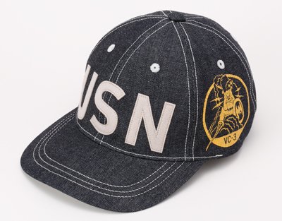 토이즈맥코이 데님 캡 모자 10OZ DENIM CAP USN TOYS McCOY VC-3 - 상품 이미지