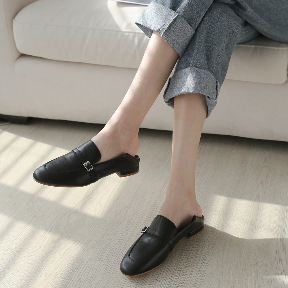 천연소가죽 여성로퍼 발편한 키높이로퍼 3cm - 상세 이미지 4