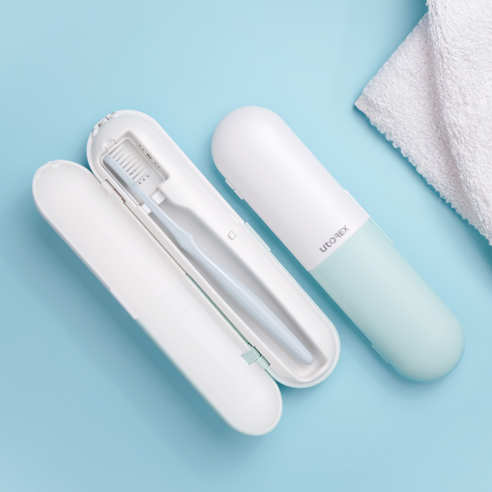 유토렉스 휴대용 론드 UV-C 간편 세척 칫솔살균기 UTC-3100 왕모 USB 충전 이미지 2