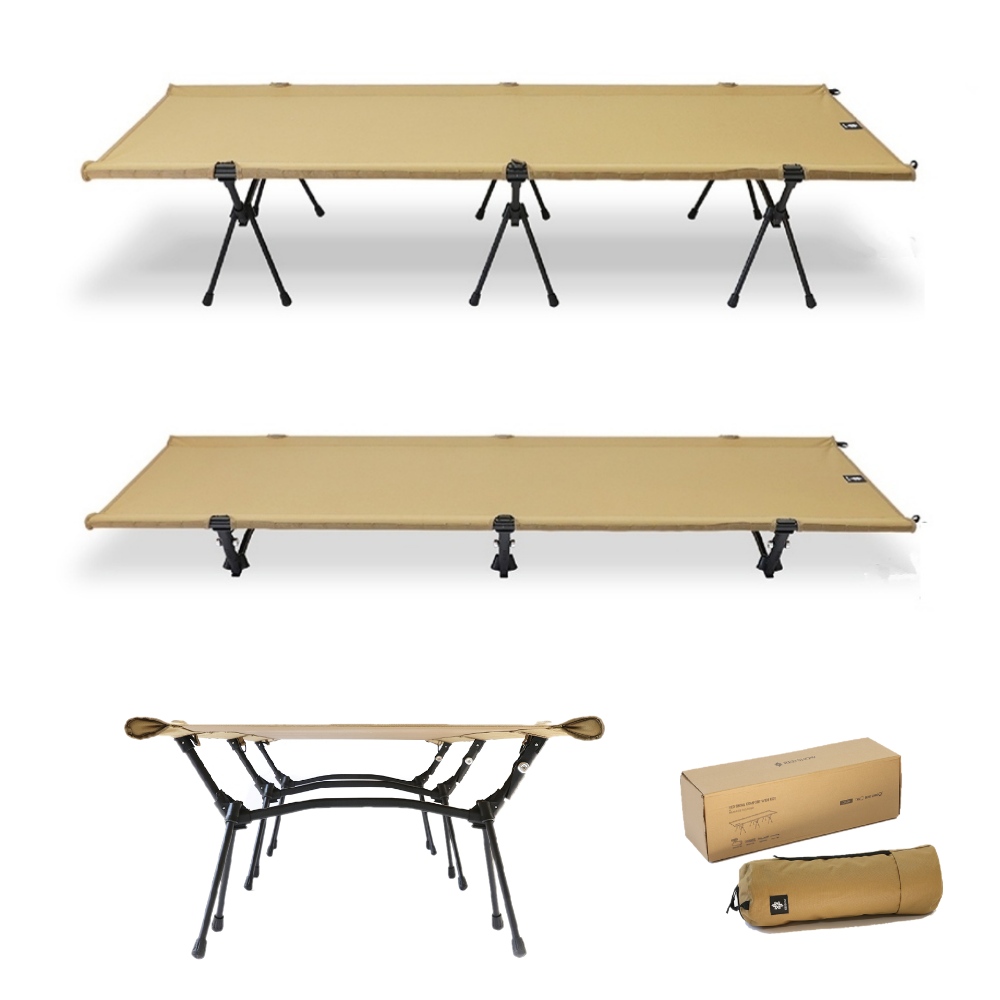 레드스노우 밀리터리 경량 캠핑 야전침대 와이드 휴대용 접이식 코트 탄