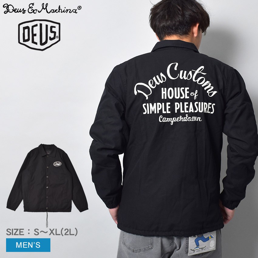 데우스 엑스 마키나 코치 재킷 DEUS EX MACHINA GULF JACKET 남성 블랙 캐주얼 DMP236766 : 소리가또